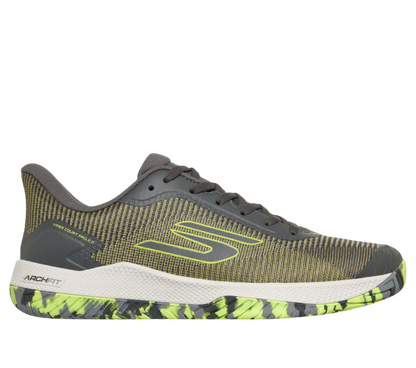 Giày Pickleball Sketcher GO Pickleball Viper Court Pro 2.0 (Vàng Xám)