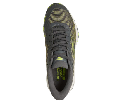 Sketchers GO Pickleball Viper Court Pro 2.0 Pickleball Shoes (Yellow Gray)