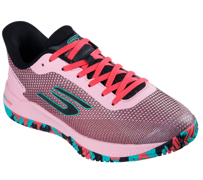 Giày Pickleball Sketcher GO Pickleball Viper Court Pro 2.0 (Hồng Đen)