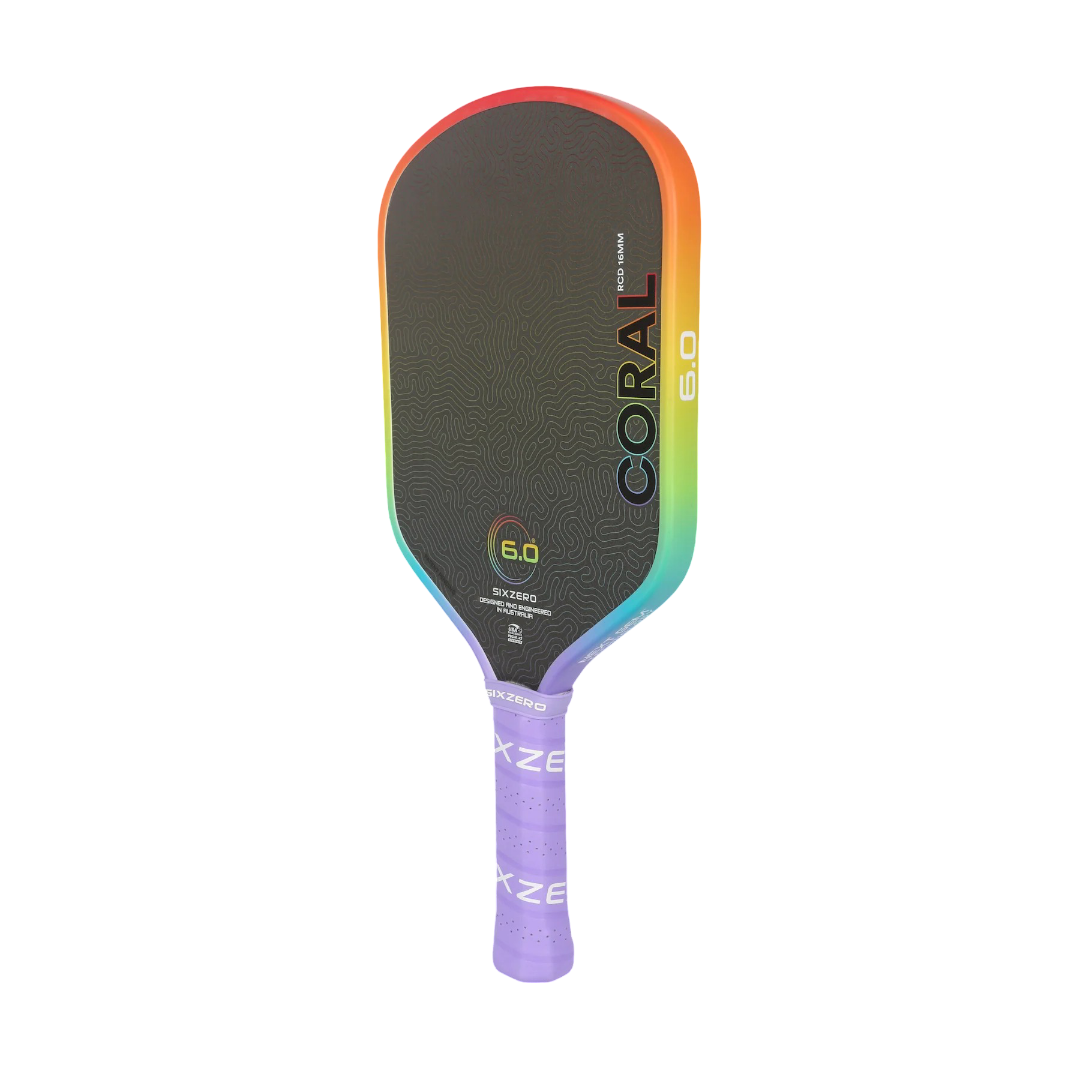 Vợt Pickleball Six Zero Coral Rainbow Standard