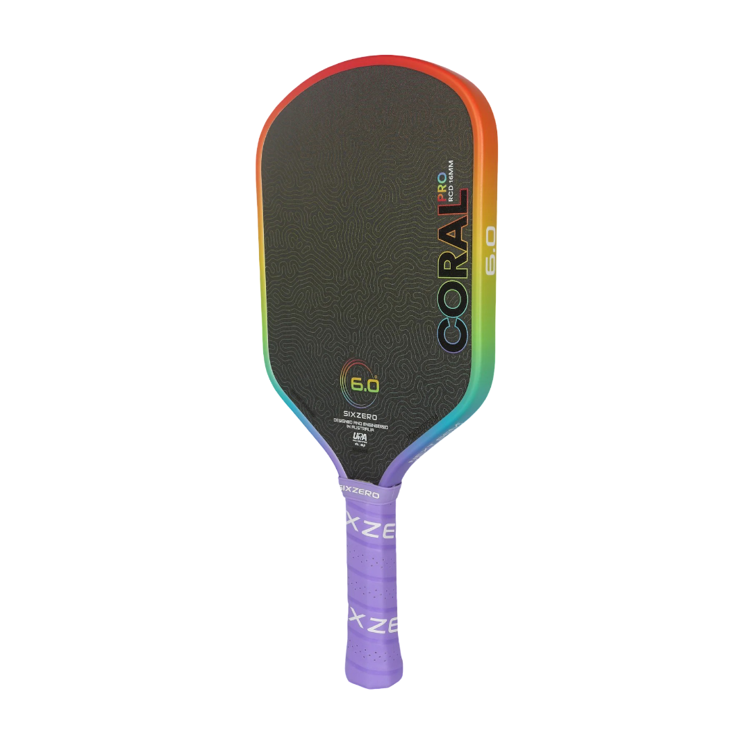 Vợt Pickleball Six Zero Coral Rainbow Pro