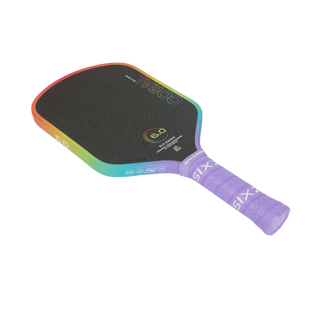 Vợt Pickleball Six Zero Coral Rainbow Standard