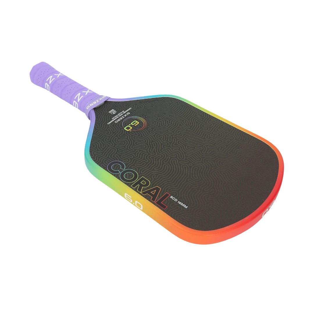 Vợt Pickleball Six Zero Coral Rainbow Standard