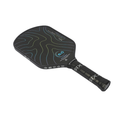 Pickleball Paddle Six Zero Black Opal All Court Max Power RCD-E