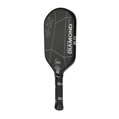 Vợt Pickleball Six Zero Double Black Diamond Control - 15 mm Elongated