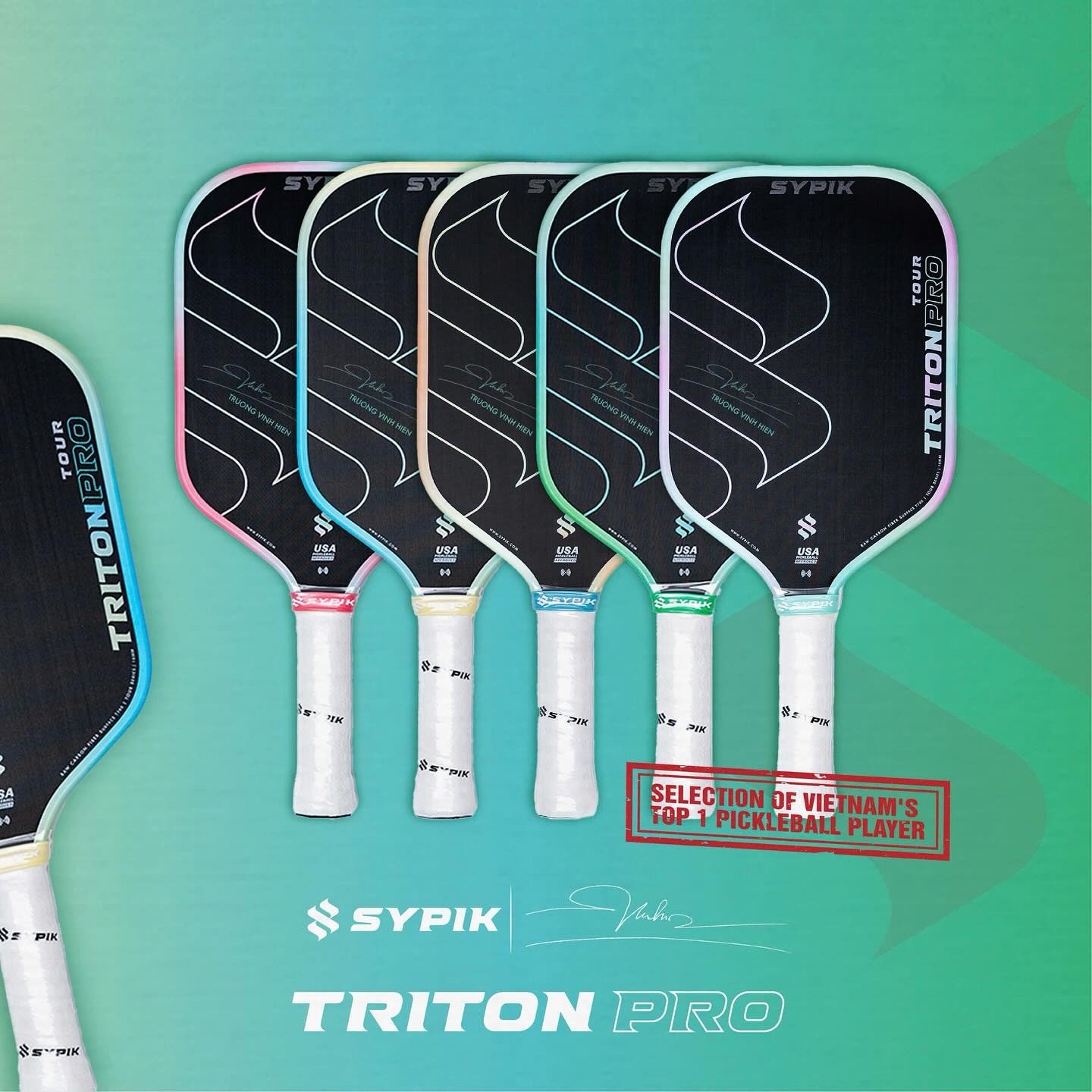 Vợt Pickleball Sypik Triton Pro Tour (New Colors)