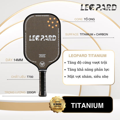 Vợt Pickleball LEOPARD Titanium