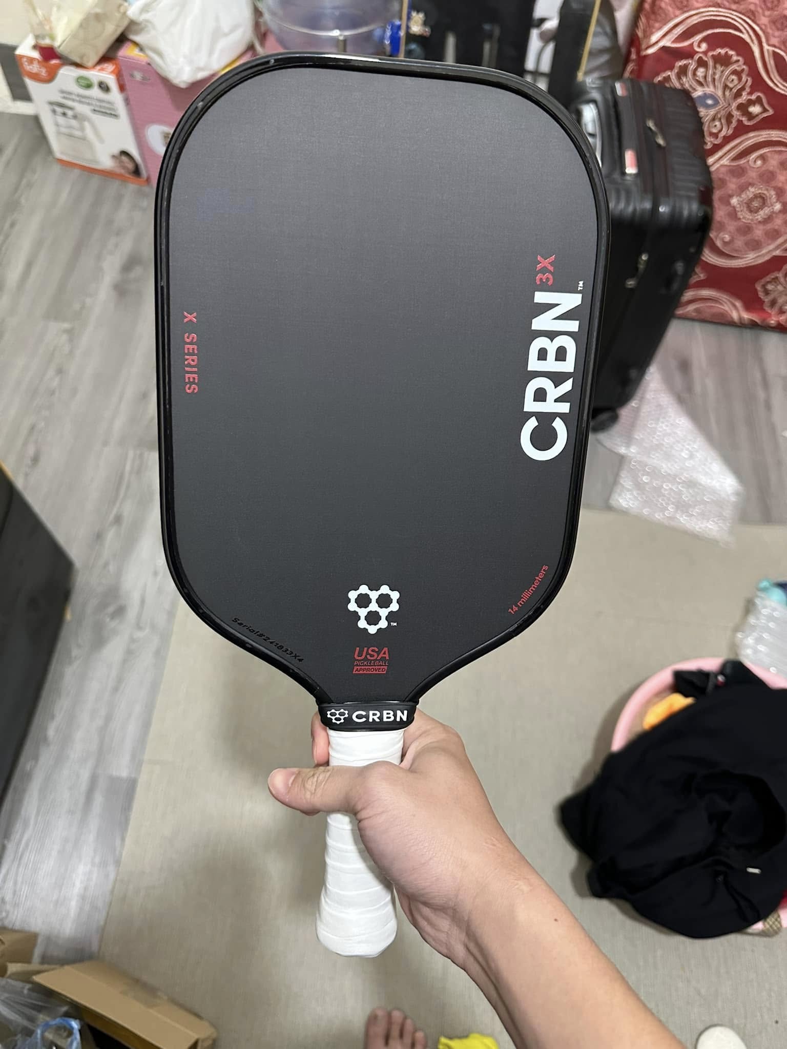 Pass vợt Pickleball CRBN 3X siêu lướt siêu mới