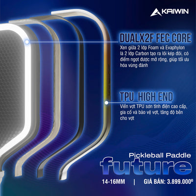 Vợt Pickleball Kaiwin K-Pro Series Future