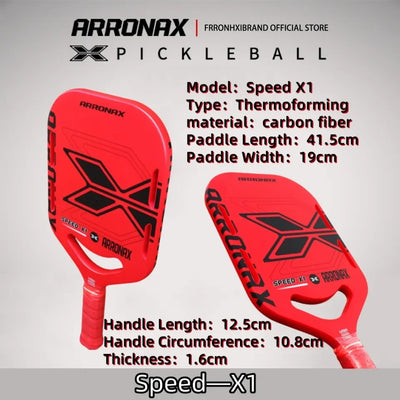 Arronax Speed ​​X1 Carbon Pickleball Racket – PicklePlay Việt Nam
