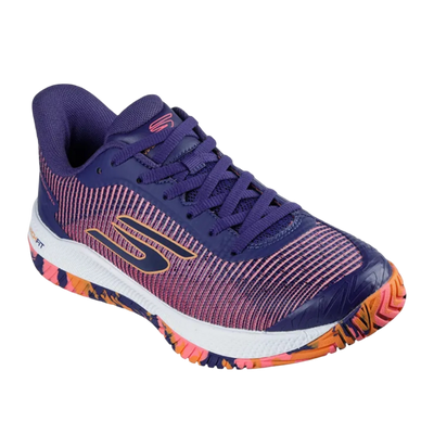 Sketcher GO Pickleball Viper Court Pro 2.0 Pickleball Shoes (Pink Purple)
