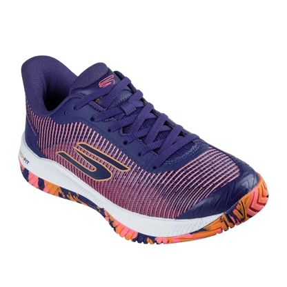 Sketcher GO Pickleball Viper Court Pro 2.0 Pickleball Shoes (Pink Purple)