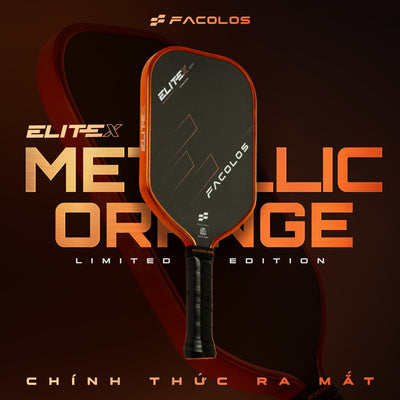Vợt Pickleball Facolos Elite X Metallic Orange