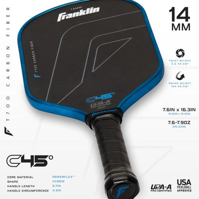 Pickleball racket Franklin C45°