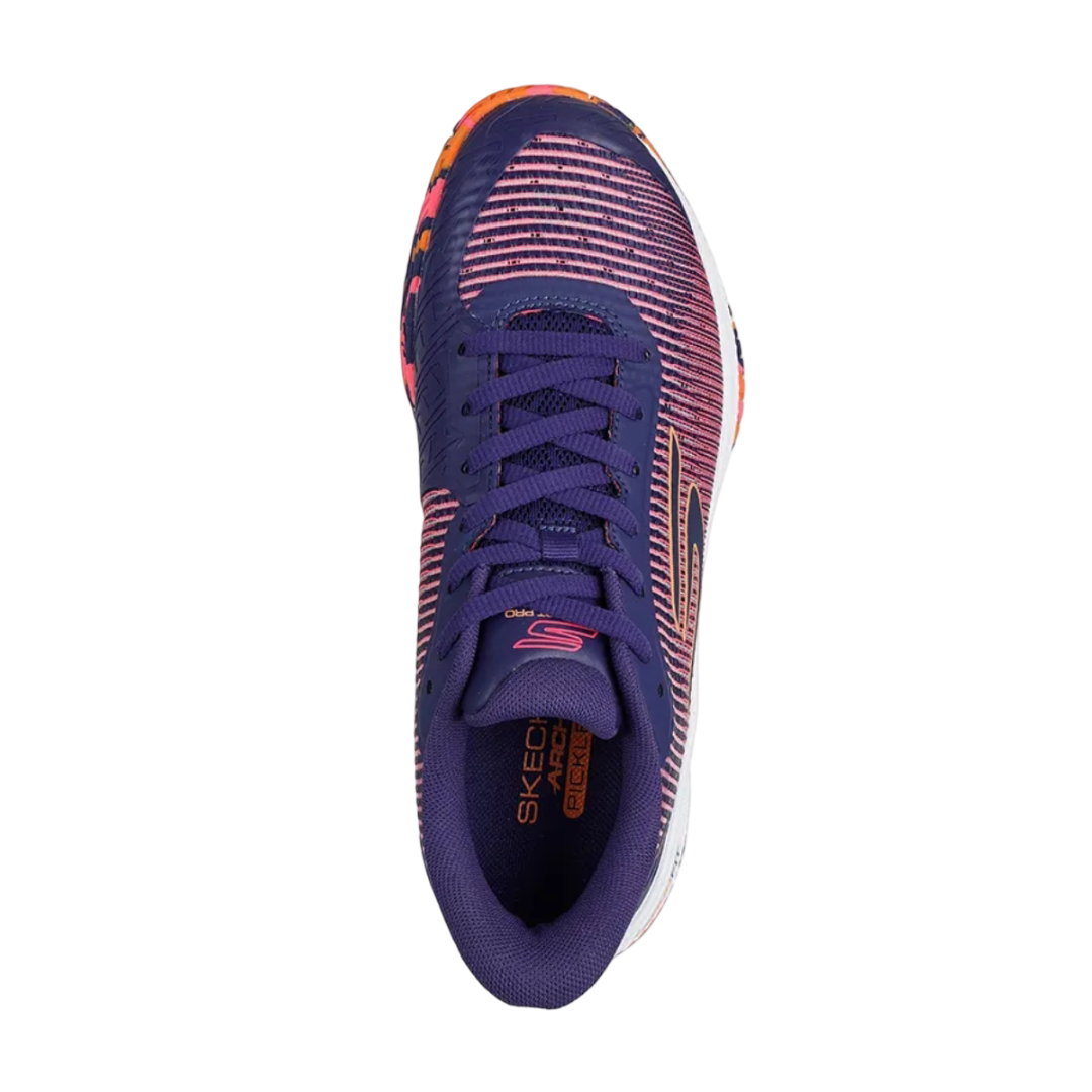 Sketcher GO Pickleball Viper Court Pro 2.0 Pickleball Shoes (Pink Purple)