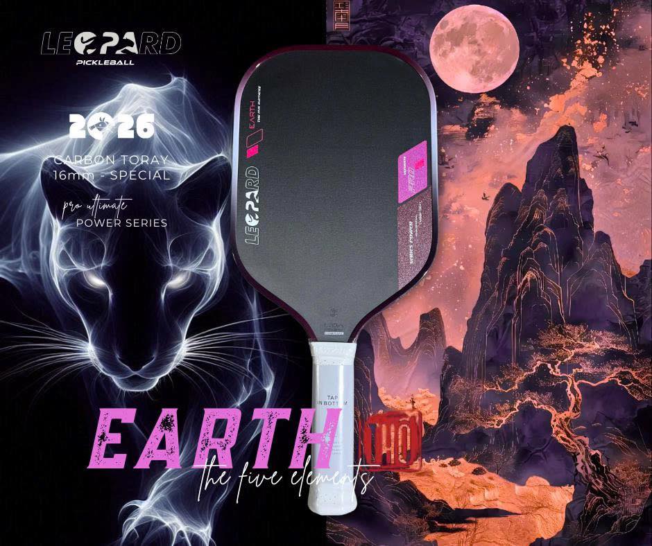 Vợt Pickleball LEOPARD Power Series Ngũ Hành 2026