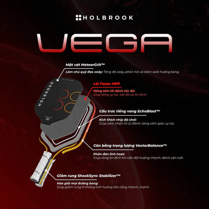 Vợt Pickleball Holbrook Vega 16