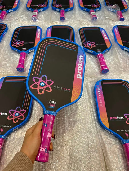 Proton Series 3 Pickleball Racket - Project Flamingo