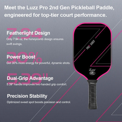 Luzz Pro 2.0 Saber Pickleball Paddle
