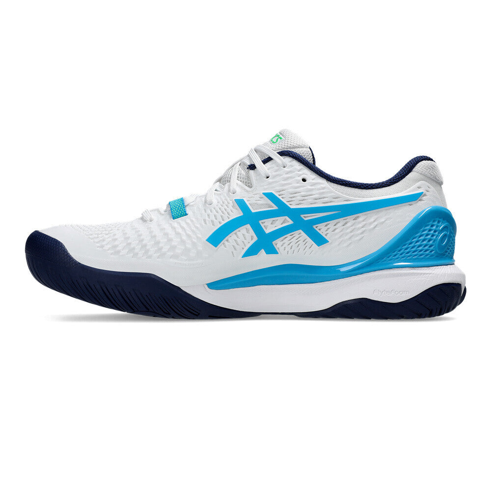 Giày Pickleball Gel-Resolution 9 Digital Aqua / White (Cho Nữ)