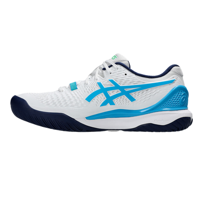 Giày Pickleball Gel - Resolution 9 White / Digital Aqua (Unisex)