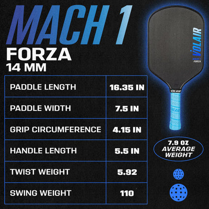 Vợt Pickleball Volair Mach 1 Forza