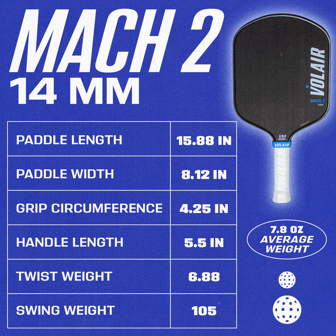 Vợt Pickleball Volair Mach 2