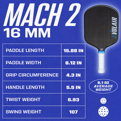 Volair Mach 2 Pickleball racket