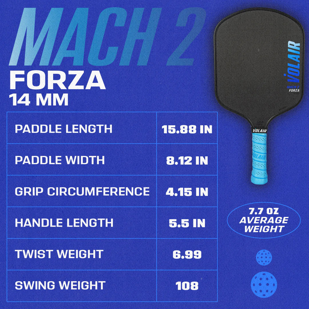 Vợt Pickleball Volair Mach 2 Forza