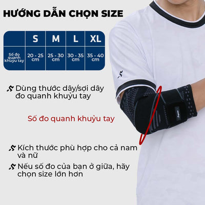 Băng hỗ trợ khuỷu tay Pickleball Spinnix Virex
