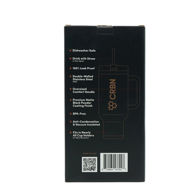 CRBN Tumbler Water Bottle (40oz)
