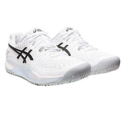 Pickleball Gel Shoes - Resolution 9 White / Black (Unisex)