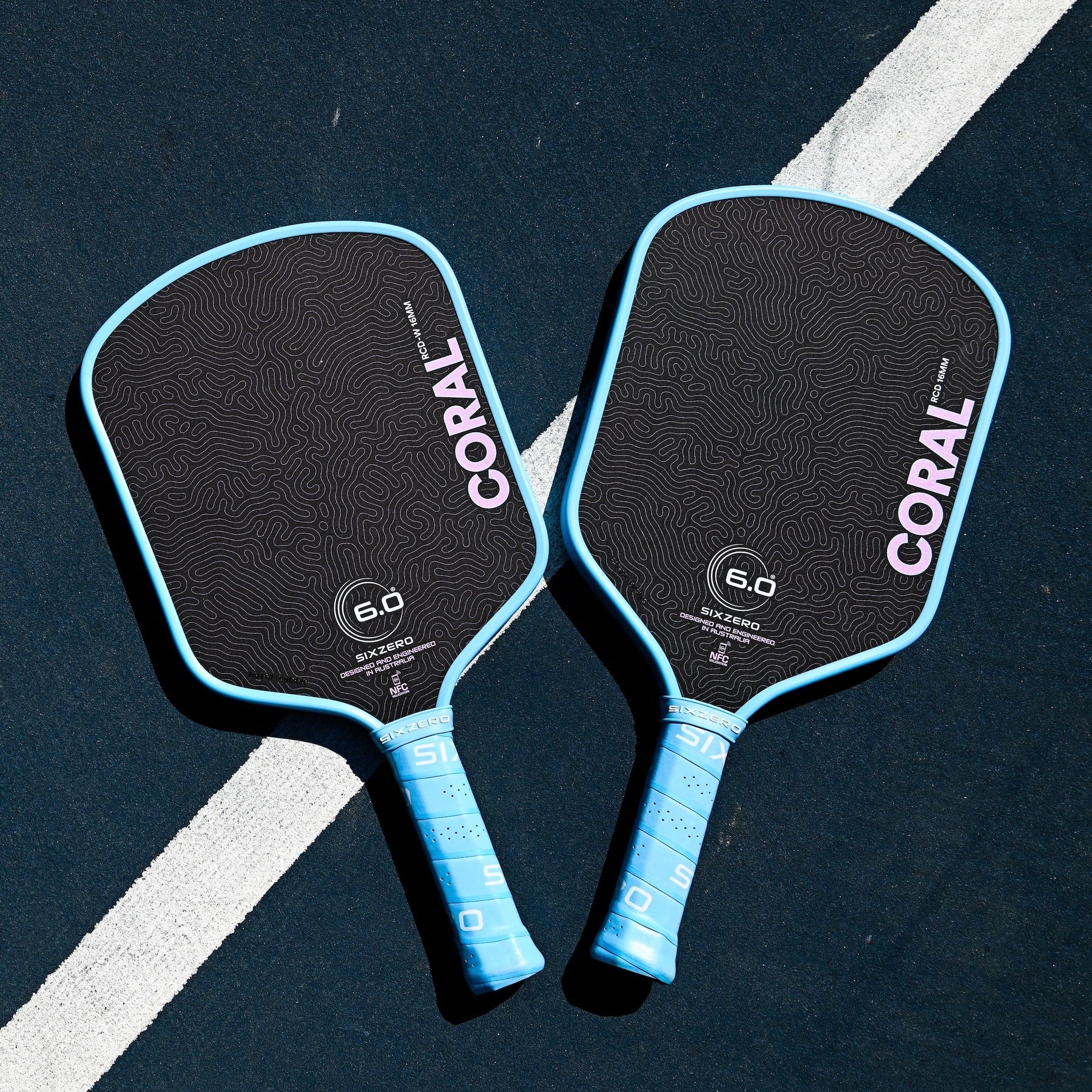 Vợt Pickleball Six Zero Coral Lightweight