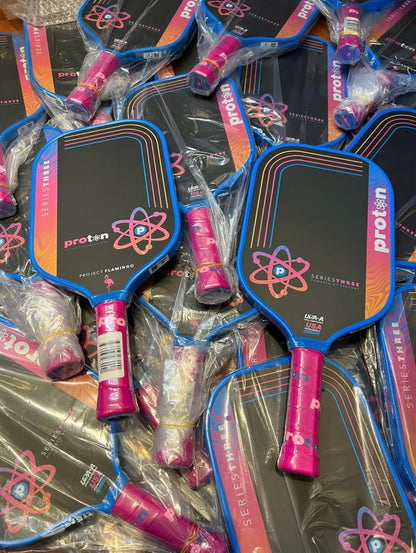 Proton Series 3 Pickleball Racket - Project Flamingo