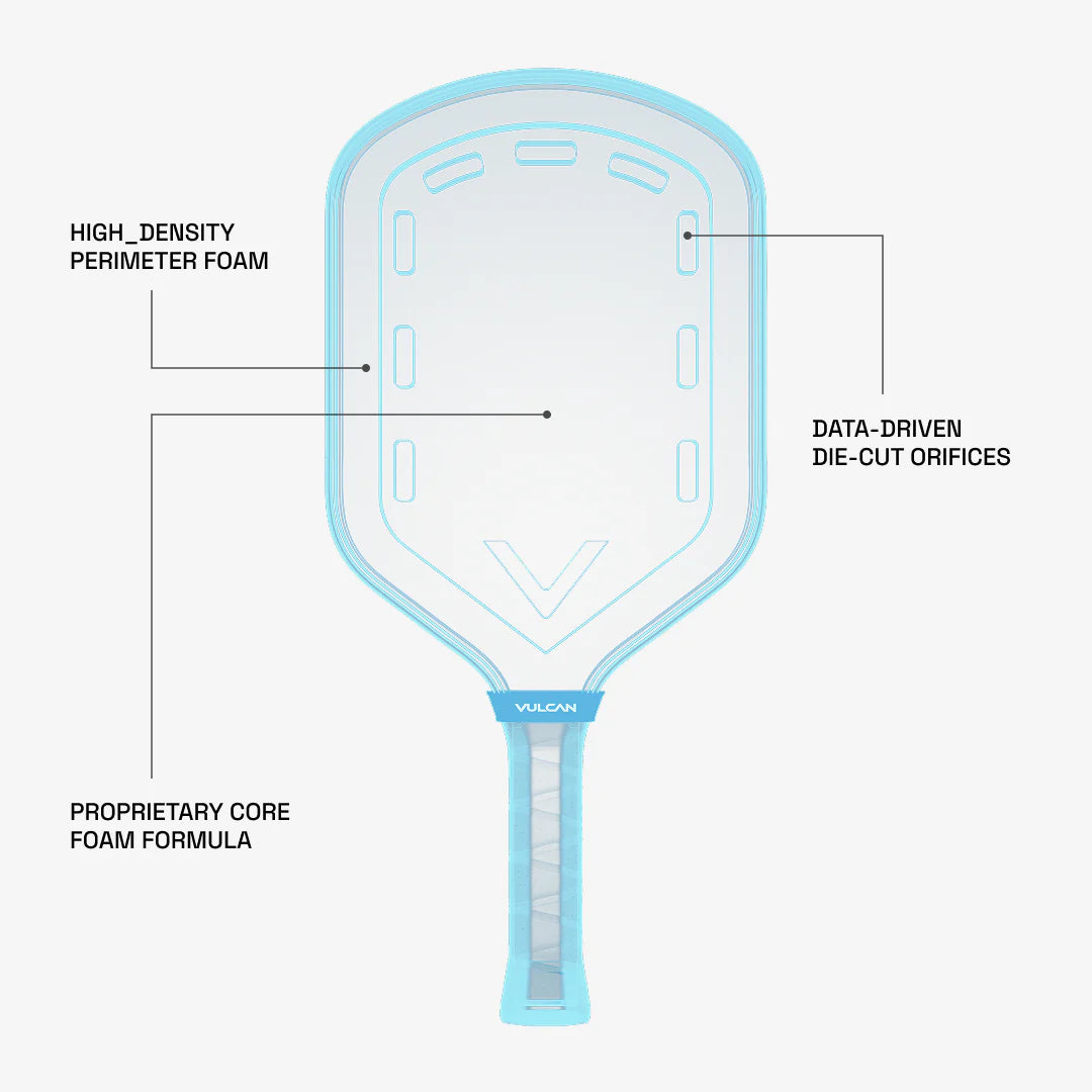 Vợt Pickleball Vulcan Chapter 01 Dark Matter | Hybrids