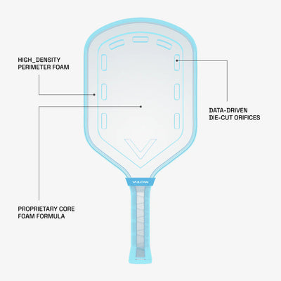 Vợt Pickleball Vulcan Chapter 01 Dark Matter | Hybrids