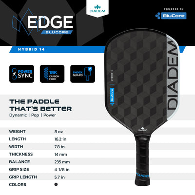 Vợt Pickleball Diadem Edge BluCore Hybrid