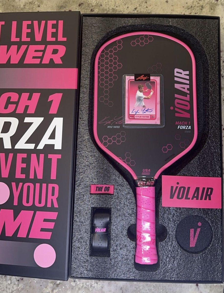 Vợt Pickleball Volair Mach 1 Forza: Kyle Yates Edition