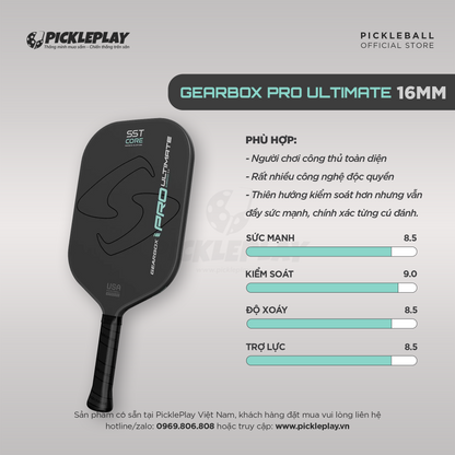 Vợt Pickleball Gearbox Pro Ultimate Elongated