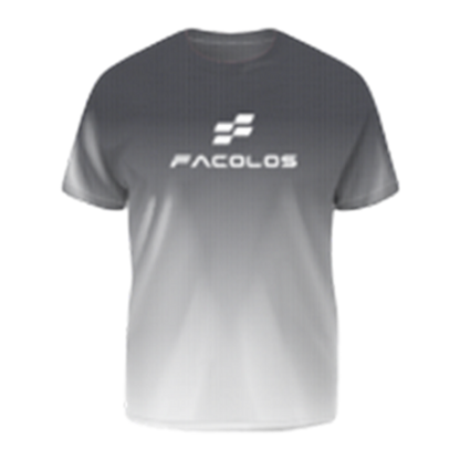 Authentic Facolos Gradient Tee Pickleball Jersey