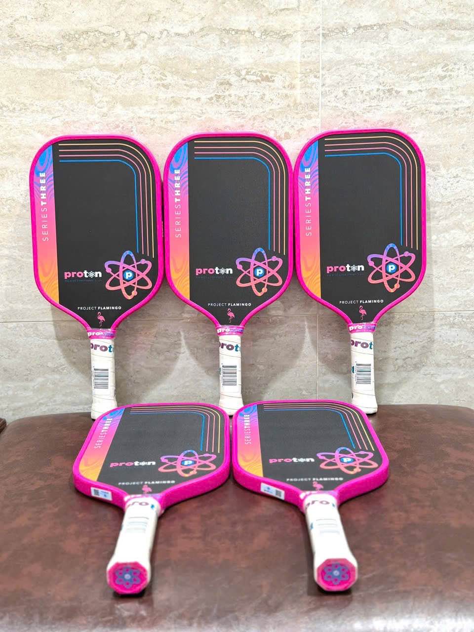 Proton Series 3 Pickleball Racket - Project Flamingo