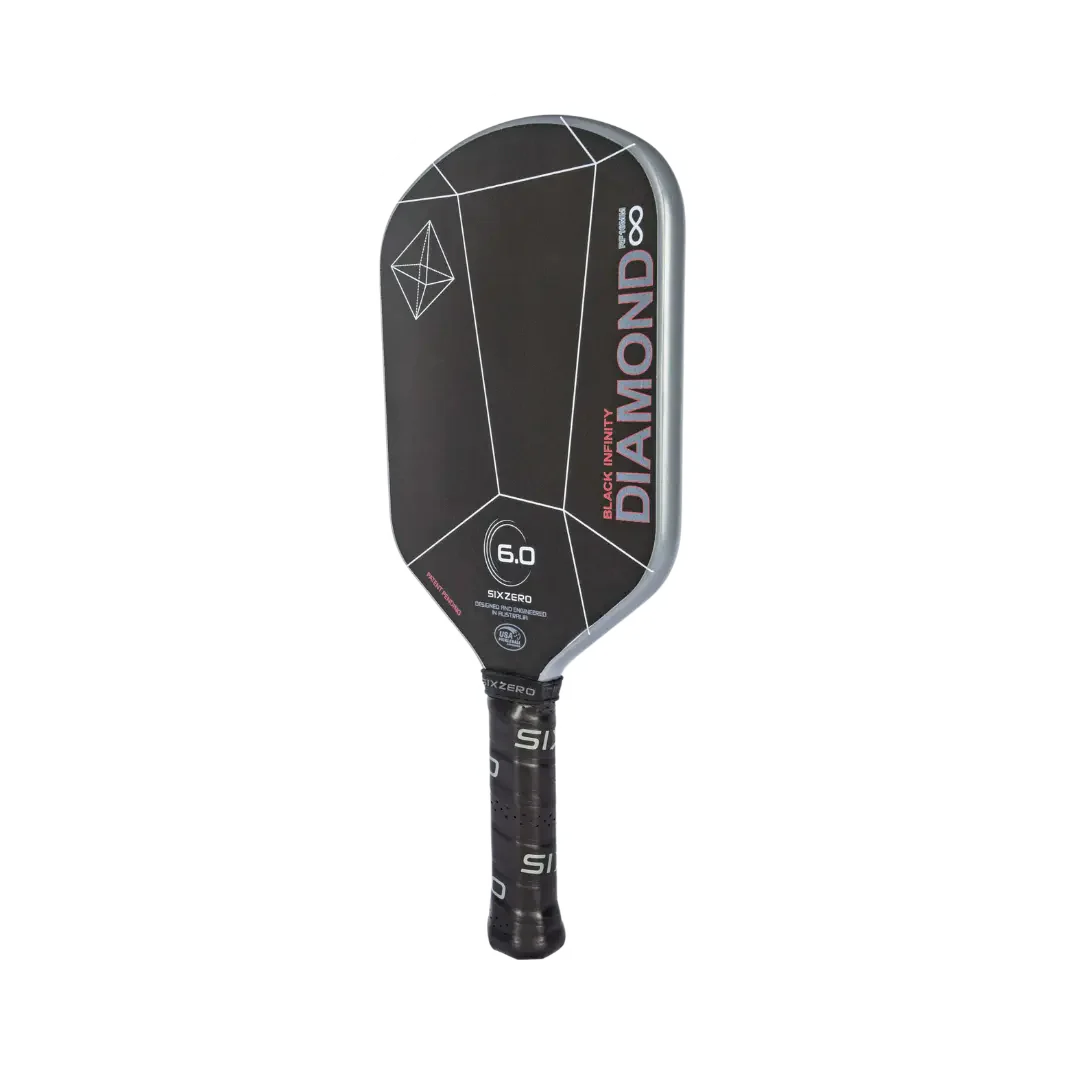 Vợt Pickleball Six Zero Infinity Edgeless Black Diamond Power