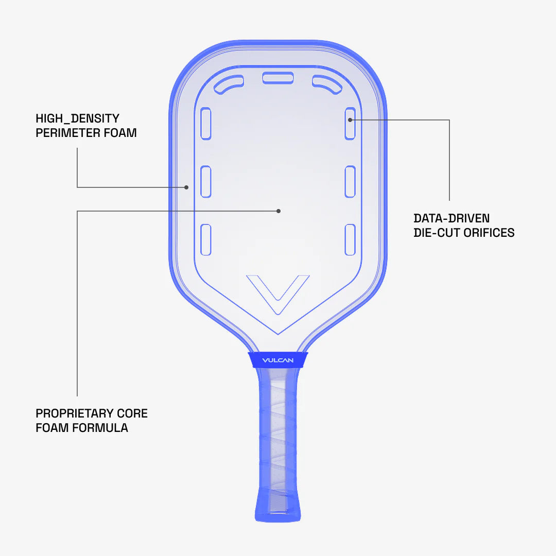 Vợt Pickleball Vulcan Chapter 01 Kyrgios | Elongated
