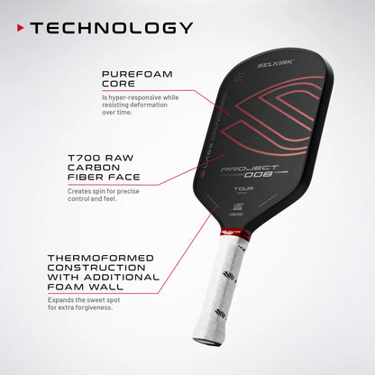 Pickleball racket Selkirk LABS Project 005