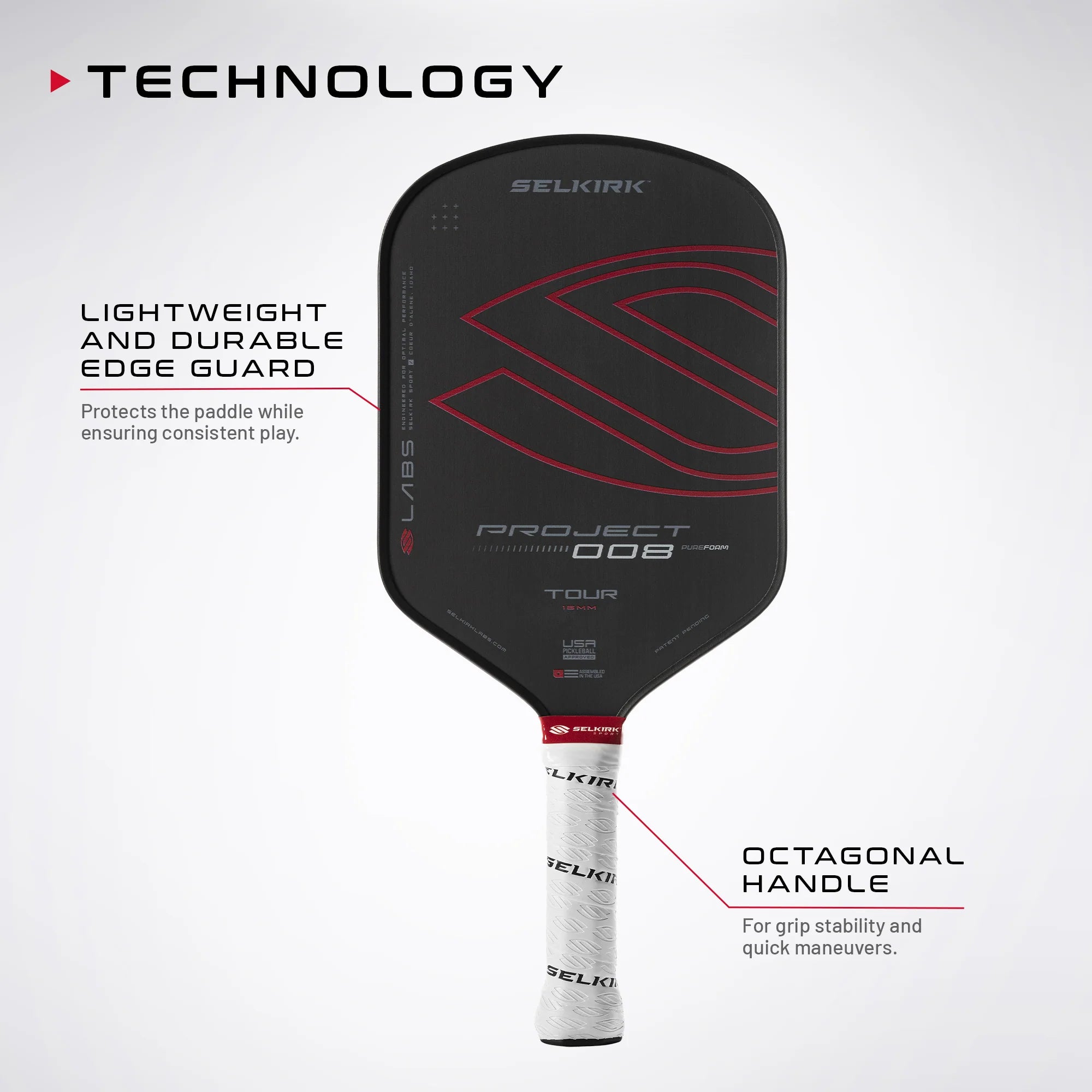Pickleball racket Selkirk LABS Project 005