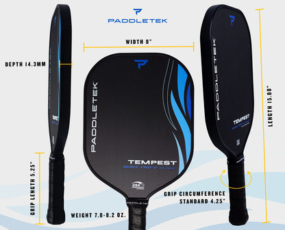 Vợt Pickleball Paddletek Tempest Wave Pro-C 14.3