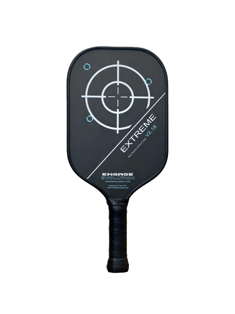 Vợt Pickleball Engage Evolution Extreme v2 | Raw Radial Carbon Fiber | Elongated