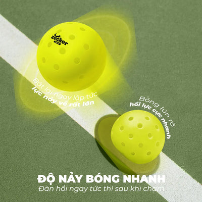 Bóng Pickleball thi đấu Pickleball Zocker ZB48 (48 lỗ)