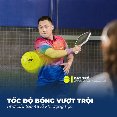 Bóng Pickleball thi đấu Pickleball Zocker ZB48 (48 lỗ)
