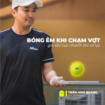 Bóng Pickleball thi đấu Pickleball Zocker ZB48 (48 lỗ)
